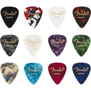 Fender 351 Shape Celluloid Medley 12 Перце за китара - muziker - 13,08 лв