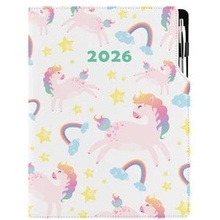 Design A4 denní 2026 Unicorn