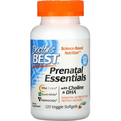 Doctor's Best Prenatal Essentials with Choline & DHA 120 gelů