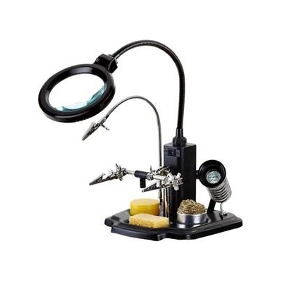 Rukojeť s lupou s LED osvětlením - ZD-10Y třetí ruka