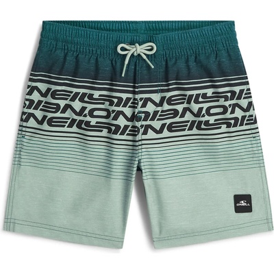 O'Neill Детски бански слипове O'Neill Kid's Logo Stripe Swimshorts Swim brief - Boys Green Heritage O'Neill - размер 152 (EU) (750-2904-0214)