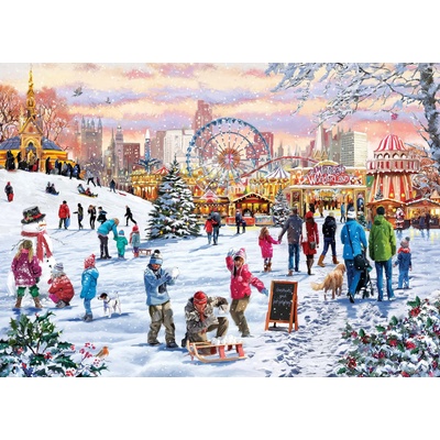 - Puzzle Snow in Hyde Park - 1 000 piese