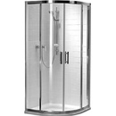 KOLO Geo 6 štvorcový sprchovací kút 80 cm , posuvné dvere číre/strieborná GKDK80222003A