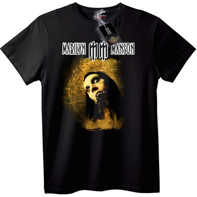 NOONEBRAND Тениска Marilyn Manson Готик - S, White