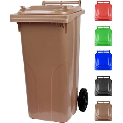 Proteco 10.86-P120-HN popolnica 120 l, plastová hnedá