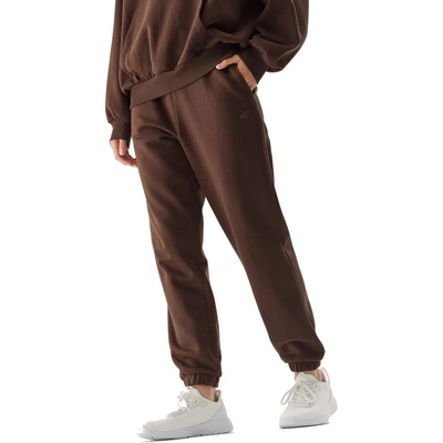 4F-trousers-AW23TTROF455-81S-brown hnědá