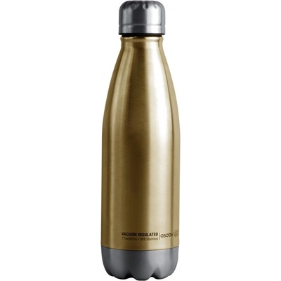 Asobu Двустенна термо бутилка с вакуумна изолация central park - 500 мл - цвят златиста/сребриста (asobu - sbv17 gold/silver)