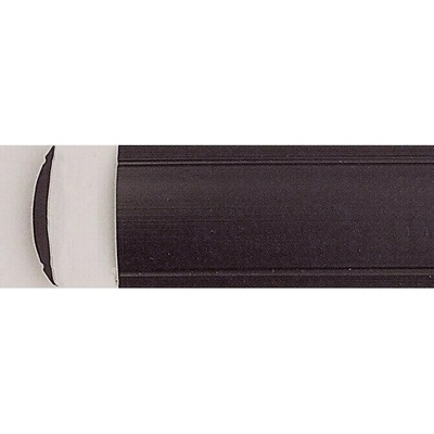 Krycí výplň hliníkové kedrové lišty Estorfer 12 mm barva černá – Sleviste.cz