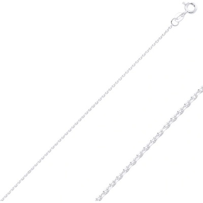 OLIVIE Stříbrný rhodiovaný řetízek 2599