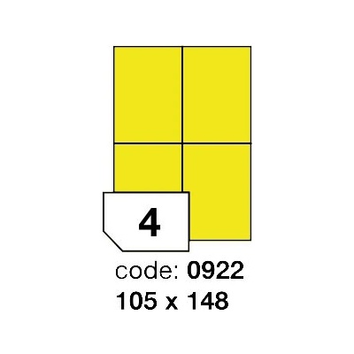 Rayfilm R0121 žluté etikety 105x148mm 100 listů – Zboží Mobilmania