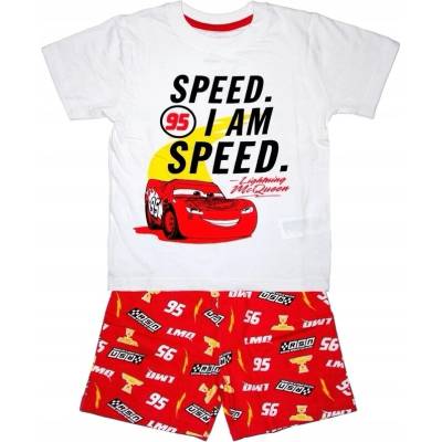 E plus M chlapčenské pyžamo Cars červené