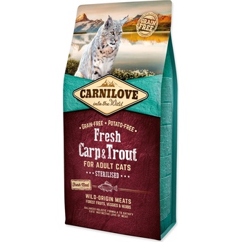Carnilove Cat Carp&Trout Sterilised 6 kg