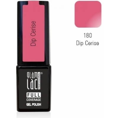 GlamLac Gel lak růžový 180 Deep Cerise 6 ml