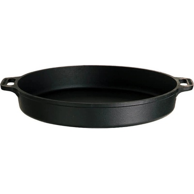 ALLGRILL Litinová pánev 60 cm / 9 cm, Gastro PROFI, 2 uši Gusseisen Kuss 4503