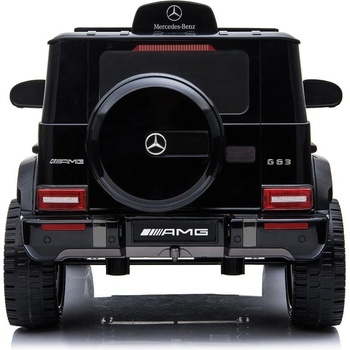 Beneo elektrické autíčko Mercedes G jednomístné sedadlo 12V baterie 24 GHz Do 2x motor USB SD karta orginal licence černá