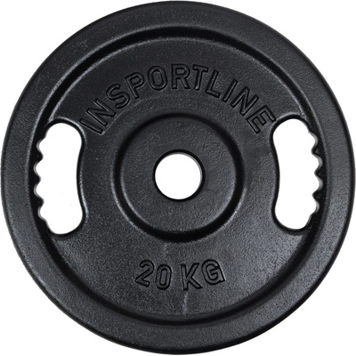 Insportline Liatinový olympijský kotúč Castblack OL 20 kg 50 mm