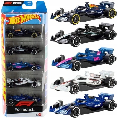 Mattel Hot Wheels 5 ks angličák - Formula 1 Jln11