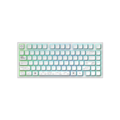 Dark Project ALU81A RGB White Terra Nova (DPKB_NOVA_81_ANSI_WHITE)