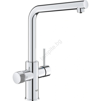 GROHE 30600000 - Смесител за мивка blue pure, l-излив, полирано хромово покритие (gh1156)