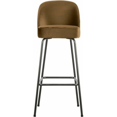 Woood Vogue 79 cm Zamatová v horčicovej farbe
