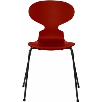 Fritz Hansen Ant 3101 lacquered venetian red / black