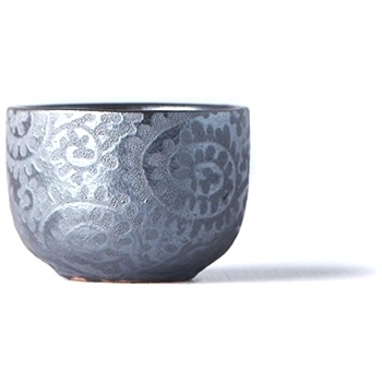 Made in Japan Купа за саке Black Scroll 40 ml MIJ (MIJC1378)