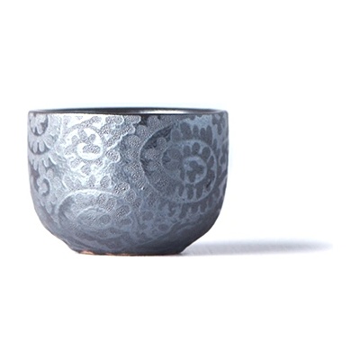 Made in Japan Купа за саке Black Scroll 40 ml MIJ (MIJC1378)