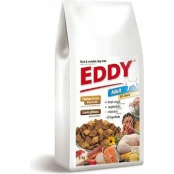 Eddy Dog Adult All Breed kuřecí polštářky s jehněčím 8 kg