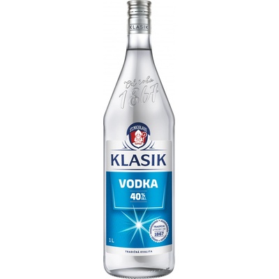 Nicolaus Klasik Vodka 40% 1 l (čistá fľaša)