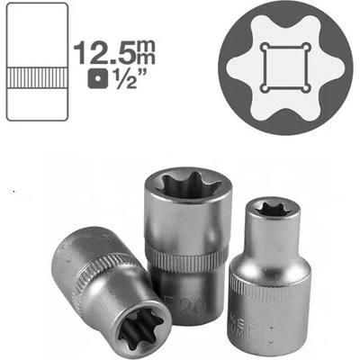 BGS technic Къси Е-вложки на база 1/2" от 1.80лв