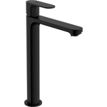 Hansgrohe Rebris S - Смесител за мивка тип купа, с изпразнител, CoolStart, EcoSmart, черен мат 72590670 (72590670)