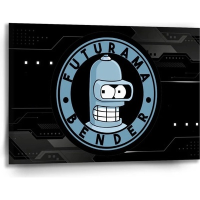 Sablio Obraz Futurama Bender Technology - 90x60 cm