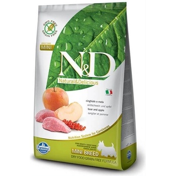 N&D Grain Free Dog Adult Mini Boar & Apple 0,8 kg