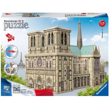 RAVENSBURGER 3D puzzle Katedrála Notre-Dame, Paříž 349 ks