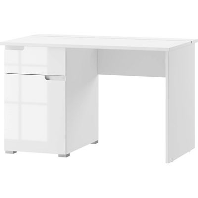 SZYNAKA Trendline Psací stůl - SELENE 14, lesklá bílá/ matná bílá