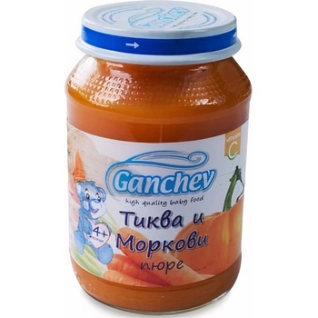 Ганчев пюре тиква и моркови - 190 г