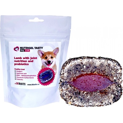 LK Baits PETs NUTRIGO Jehněčí s kloubní výživou a probiotiky S M 150 g