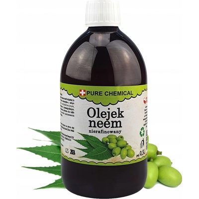 NEEMOVÝ OLEJ NA ROSTLINY NERAFINOVANÝ NATURAL 500 ml