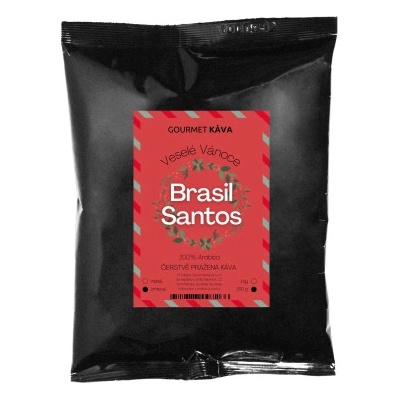 GourmetKava Бразилия Santos, , зърнова кафе арабика: да, за мока/аеропрес 250g