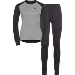 Odlo Синтетично термобельо Odlo Women's Active Warm Special Set Synthetic base layer - Dark Grey Melange / Grey Melange (114-3830-0212)