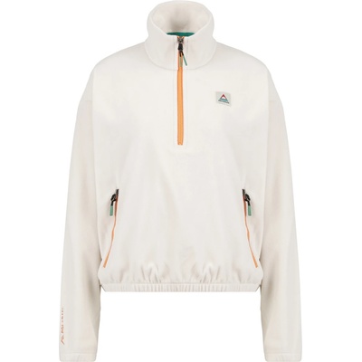 Passenger Дамски поларен пуловер Passenger Women's Ayla Recycled Micro Polartec Fleece Fleece jumper - Vintage White - размер XS (105-6076-0611)