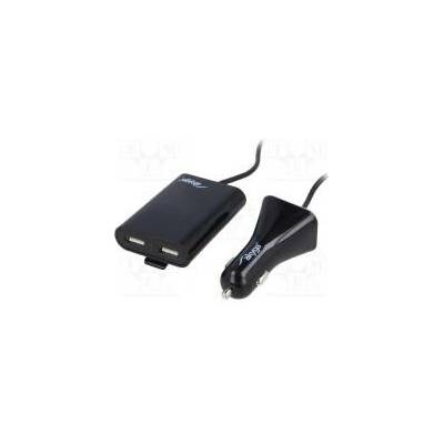 Automobilový napájecí zdroj USB A zásuvka x4 5V/2,1A,5V/2,4A