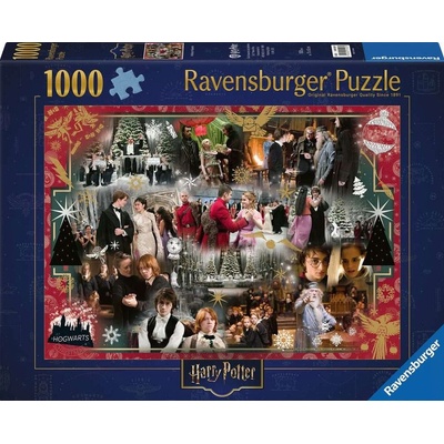 Ravensburger Пъзел Ravensburger от 1000 части - Празници в Хогуортс (12001507)