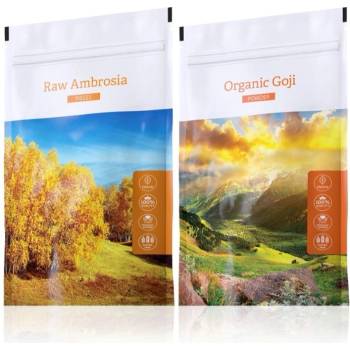 Energy Raw Ambrosia pieces 100 g + Organic Goji powder 100 g