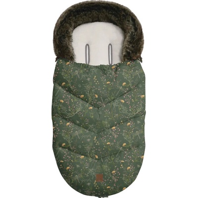 KikkaBoo zimný Luxury Secret Garden Green