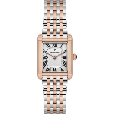 Daniel Klein DK. 1.13786-6 Premium, Дамски часовник- сив циферблат, сребърно-златиста стоманена верижка