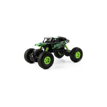 WL Toys RC crawler Engine zelená 26 cm 2,4 GHz 4WD RTR proporcionálna jazda 1:18