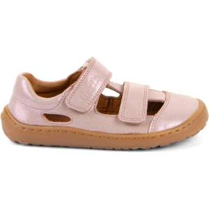 Froddo Детски боси сандали FRODDO SANDAL VELCRO II, розови shine - 33