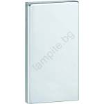 Bemeta Анкерна плоча 12x22, 5 см инокс/черна (BD0104)