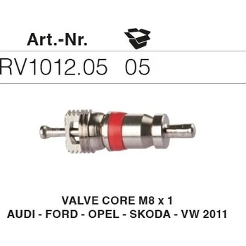 Image 1 of Errecom - Италия RV1012.05 - 5 броя иглички M8x1 за портове климатици на AUDI-FORD-OPEL-SKODA-VW след 2011г, ERRECOM